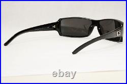 Gucci Sunglasses 1999 Vintage Black Rectangle Wrap Retro GG 2515/S 584 191223