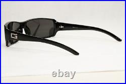 Gucci Sunglasses 1999 Vintage Black Rectangle Wrap Retro GG 2515/S 584 191223