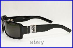 Gucci Sunglasses 2006 Vintage Black Rectangle Square Retro GG 2564/S Z8P 131223