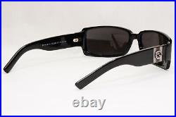 Gucci Sunglasses 2006 Vintage Black Rectangle Square Retro GG 2564/S Z8P 131223