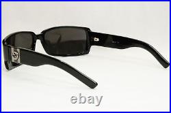 Gucci Sunglasses 2006 Vintage Black Rectangle Square Retro GG 2564/S Z8P 131223