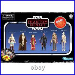 Hasbro Star Wars The Retro Collection The Phantom Menace Set of 6 Figures pack