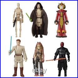 Hasbro Star Wars The Retro Collection The Phantom Menace Set of 6 Figures pack