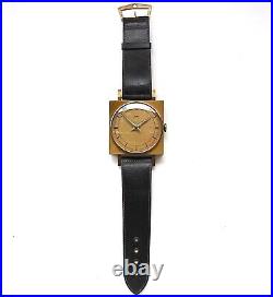 Huge 76cm 1970s wristwatch style vintage clock West German Lounge Kitsch