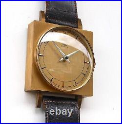 Huge 76cm 1970s wristwatch style vintage clock West German Lounge Kitsch