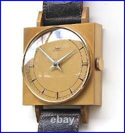 Huge 76cm 1970s wristwatch style vintage clock West German Lounge Kitsch