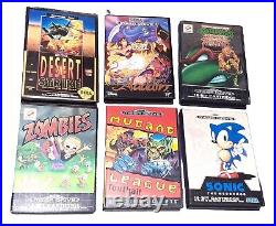 JOBLOT! Retro Gaming Collection 22 Sega Mega Drive Cases NO GAMES INCLUDED