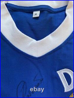 Jürgen Sparwasser 2x signed GDR jersey 1974 World Cup retro edition size M / L / XL