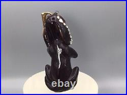 KREISS Anthropomorphic RARE 50's Blood hound dog jeweled eye lash Figurine