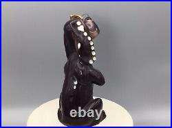 KREISS Anthropomorphic RARE 50's Blood hound dog jeweled eye lash Figurine