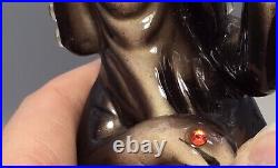 KREISS Anthropomorphic RARE 50's Blood hound dog jeweled eye lash Figurine