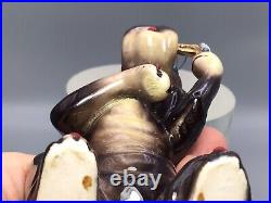 KREISS Anthropomorphic RARE 50's Blood hound dog jeweled eye lash Figurine