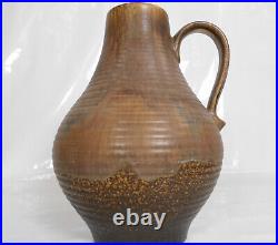 Large Vintage Retro Midcentury Glazed Dumler Breiden Fat Lava Jug Vase 1960s