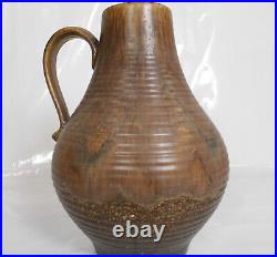 Large Vintage Retro Midcentury Glazed Dumler Breiden Fat Lava Jug Vase 1960s