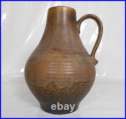 Large Vintage Retro Midcentury Glazed Dumler Breiden Fat Lava Jug Vase 1960s