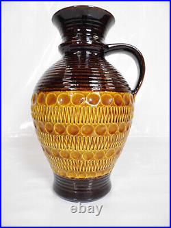 Large Vintage Retro West German Jug Vase BAY made in Germany 1960s 1970s