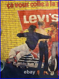 Levis Signed Levis Advertising Poster, Lévis Poster, Signed Poster, Vintage, 1980