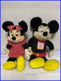 Mickey Minnie plush toy with tags rare retro vintage