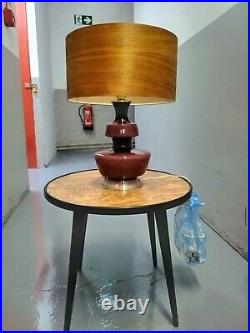 Mid century holmgaard lamp and table homeworthy table 1960s retro vintage