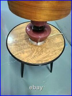 Mid century holmgaard lamp and table homeworthy table 1960s retro vintage