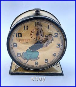 Needs Full Restoration Vintage Rare 1930s New Haven Popeye Alarm Clock