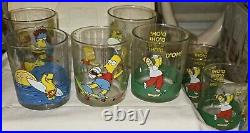 Nutella The Simpsons Small Tumbler Glasses Set Retro 2000/01