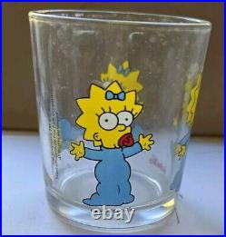 Nutella The Simpsons Small Tumbler Glasses Set Retro 2000/01