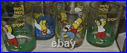 Nutella The Simpsons Small Tumbler Glasses Set Retro 2000/01