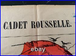 Original Epinal Cadet Rousselle Image Poster