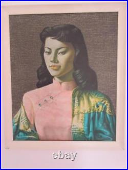 Original Vintage Retro 50's/ 60's' Miss Wong' Print By Vladimir Tretchikoff