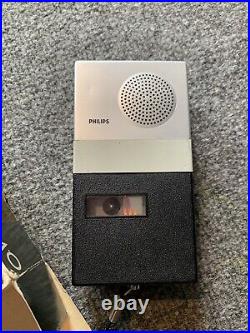 Philips Pocket Memo 85 Voice Recorder Vintage Collectible Retro Old 1960s Vg