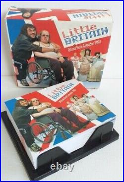 RARE Little Britain Desk Calender 2007 TV vintage retro dvd collectable