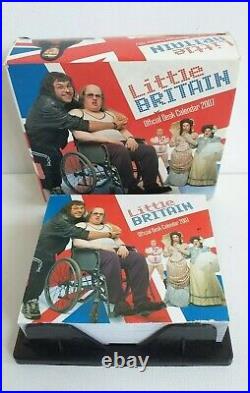 RARE Little Britain Desk Calender 2007 TV vintage retro dvd collectable