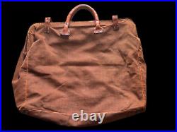 RARE Vintage/Retro CANVAS & LEATHER Heavy Royal Mail Bag/Sack Great Colour