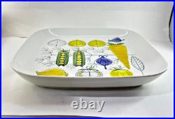 RETRO ARABIA MADE IN FINLAND Handpainted Vegeta Dish Platter L-275