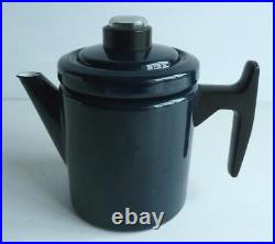 RETRO FINEL ARABIA BLUE ENAMEL COFFEE PERCOLATOR/POT- Antti Nurmesniemi Design