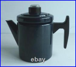 RETRO FINEL ARABIA BLUE ENAMEL COFFEE PERCOLATOR/POT- Antti Nurmesniemi Design