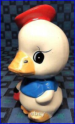 Rare Antique RiRi Picsou Donald Disney Piggy Bank Ideal Retro Deco Collection