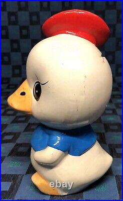 Rare Antique RiRi Picsou Donald Disney Piggy Bank Ideal Retro Deco Collection