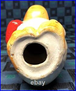 Rare Antique RiRi Picsou Donald Disney Piggy Bank Ideal Retro Deco Collection