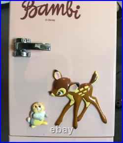 Rare Disney Bambi Mini refrigerator Character fridge Hot/Cold retro interior