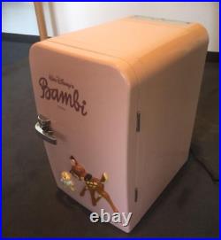 Rare Disney Bambi Mini refrigerator Character fridge Hot/Cold retro interior