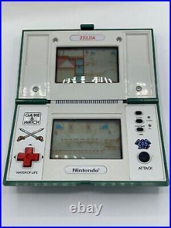 Rare Retro Nintendo Zelda Game & Watch Multi Screen ZL-65 1989 Boxed, Working