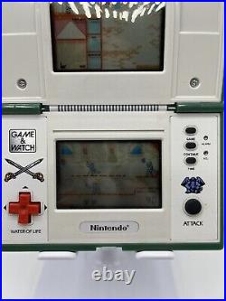 Rare Retro Nintendo Zelda Game & Watch Multi Screen ZL-65 1989 Boxed, Working