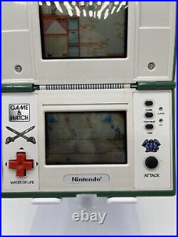 Rare Retro Nintendo Zelda Game & Watch Multi Screen ZL-65 1989 Boxed, Working