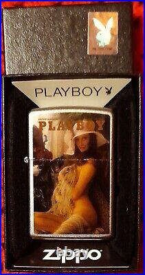 Rare Retro Playboy Zippo Lighter. June 1973 Playmate. Unfired