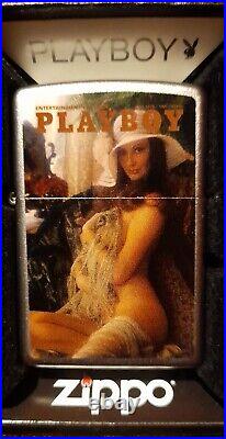 Rare Retro Playboy Zippo Lighter. June 1973 Playmate. Unfired