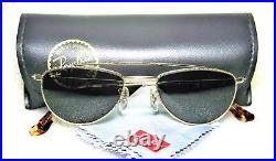 Ray-Ban USA NOS Vintage B&L 40s Retro Aviator W1758 24kGP Arista New Sunglasses