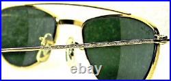 Ray-Ban USA NOS Vintage B&L 40s Retro Aviator W1758 24kGP Arista New Sunglasses