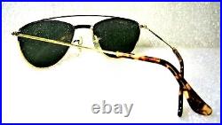 Ray-Ban USA NOS Vintage B&L 40s Retro Aviator W1758 24kGP Arista New Sunglasses